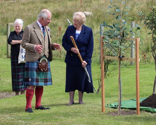 King Charles III visits Dunnet and Canisbay