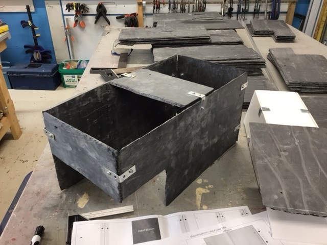 Partially Finished Manx Shearwater Nest Boxes