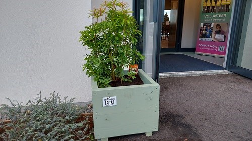 Planter at the Haven Centre