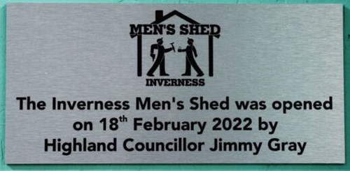 Inverness Men's Shed reopening
