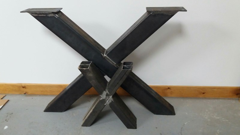 Extra strong steel legs for heavy table tops for DIY tables £495