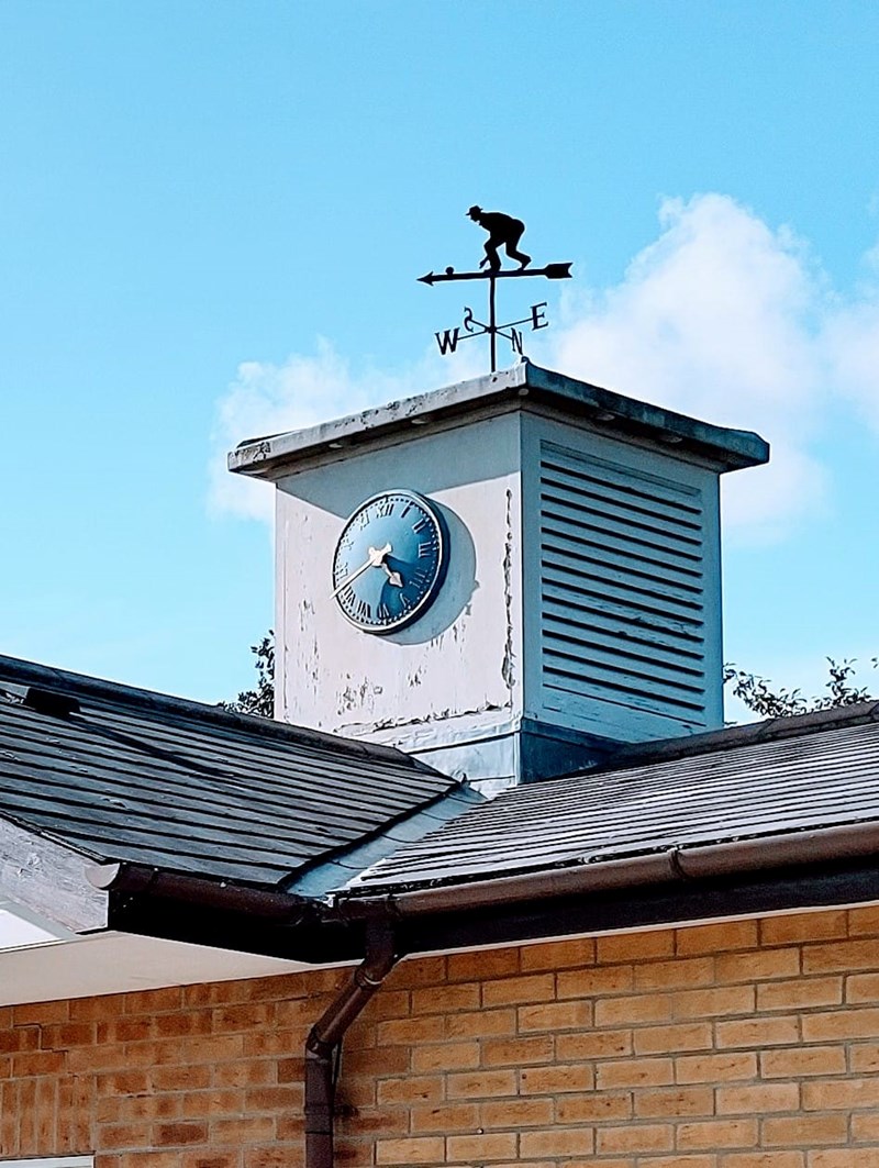Brilliant weathervane