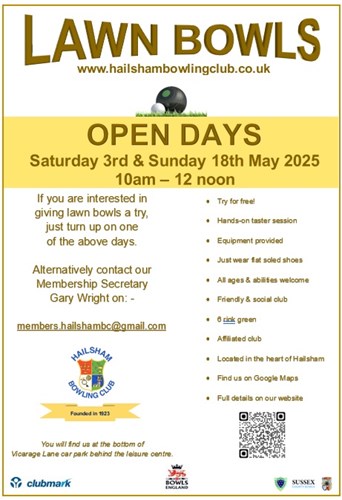 Open Days Coming Soon!