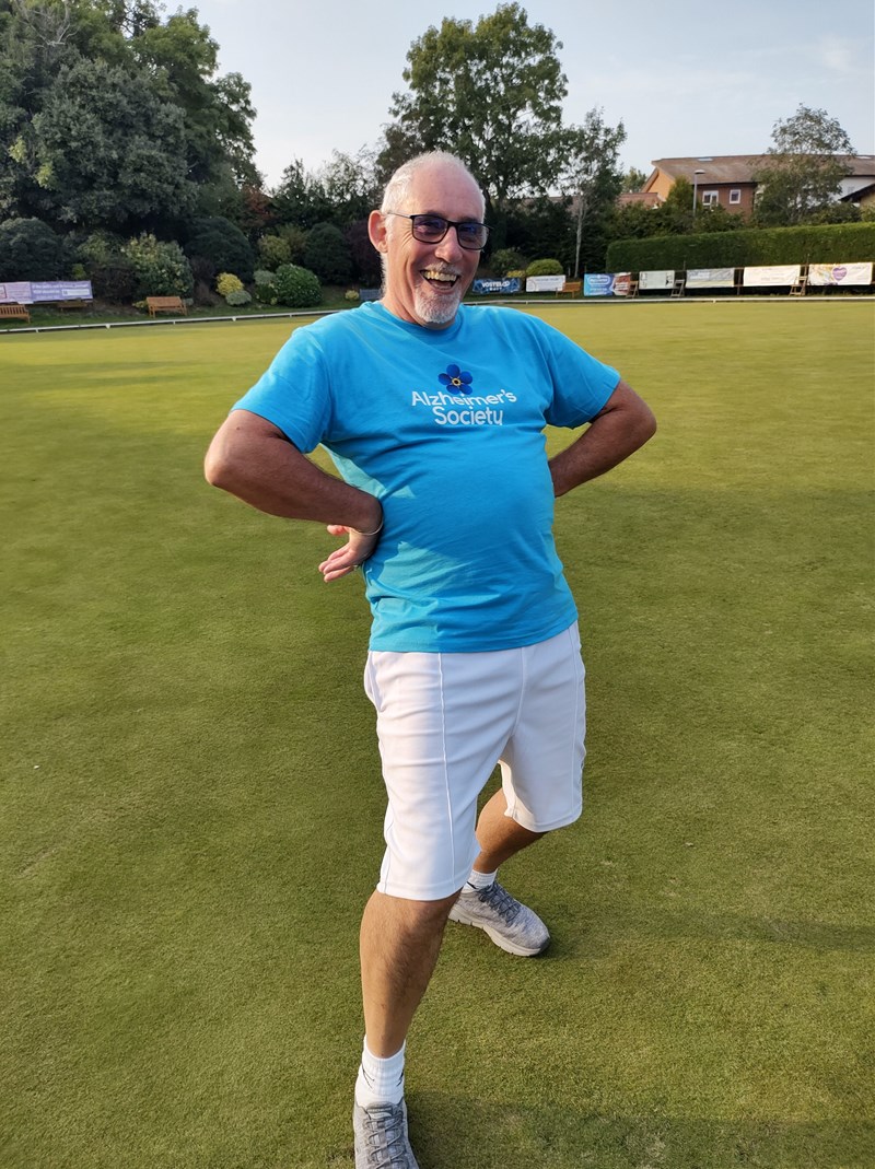 Our Chairman modelling the t-shirt
