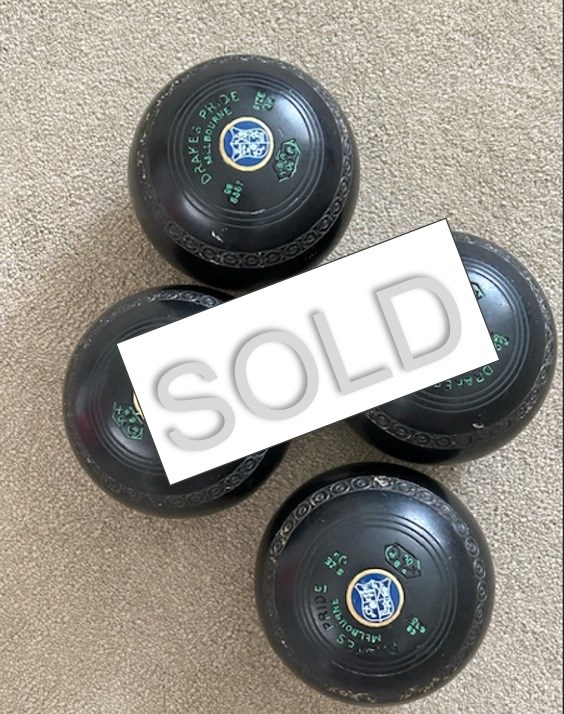 SOLD - DRAKES PRIDE MELBOURNE SIZE 0   SET OF 4 BOWLS