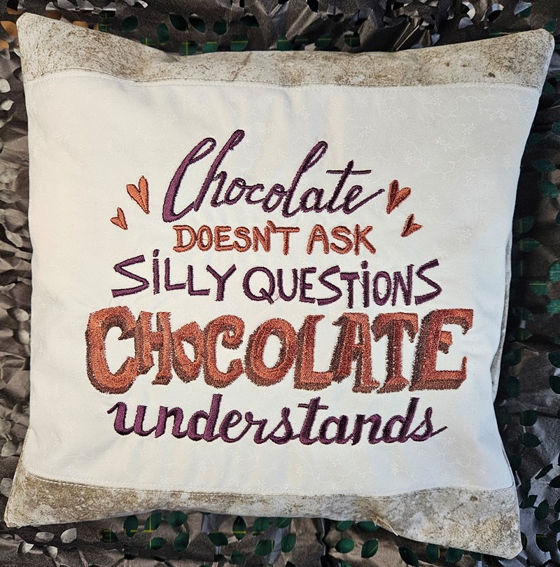 Chocolate Understands Cushion