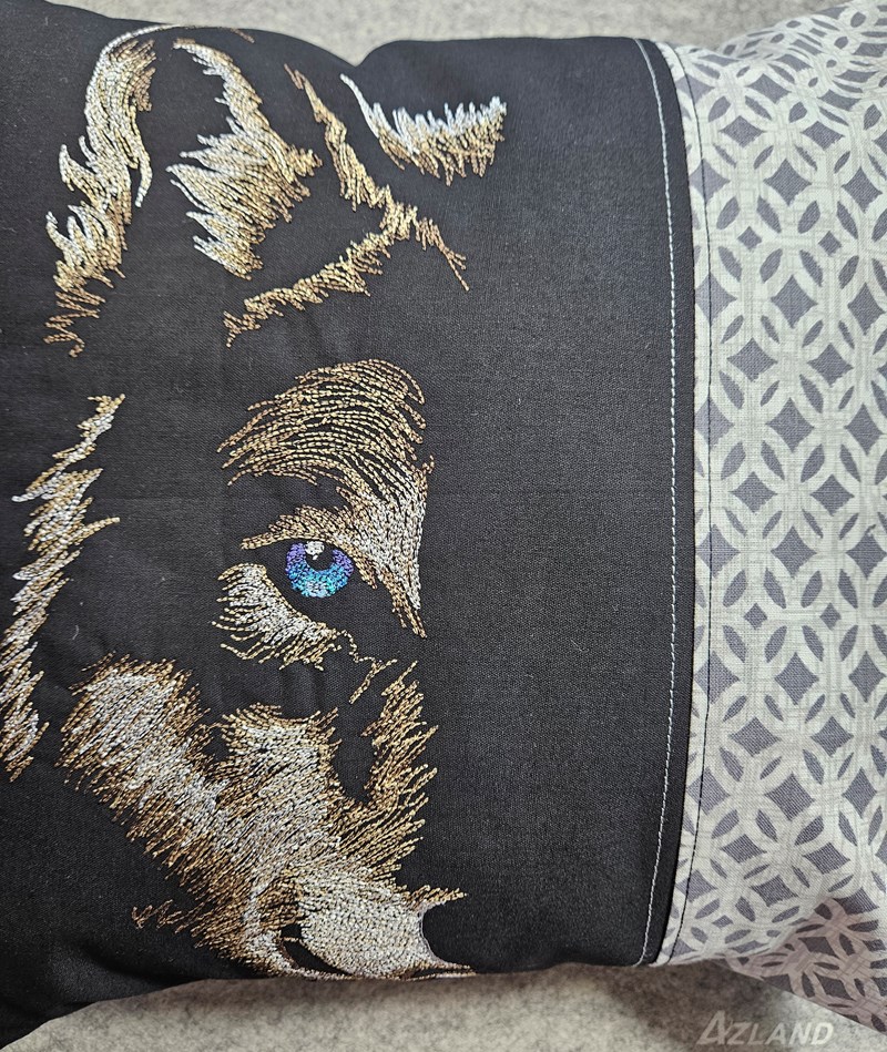 Feeling Fierce Wolf Cushion