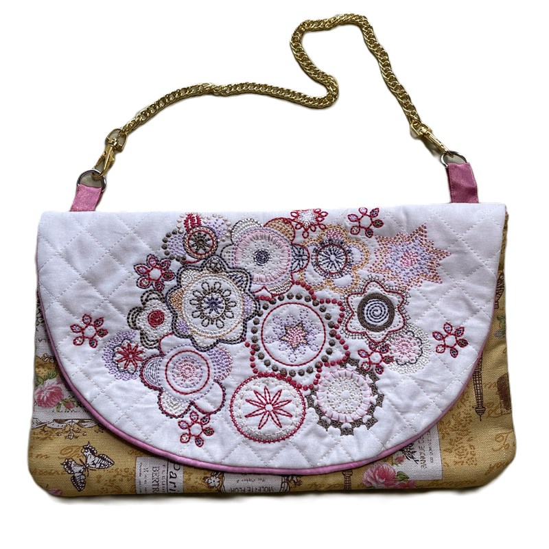 Multicoloured Clutch Bag