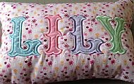 Personalised Applique Cushion