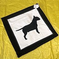 Bull Terrier Silhouette Cushion