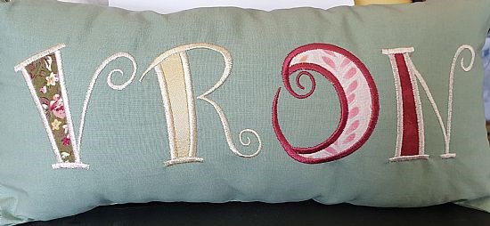 Personalised Applique Cushion