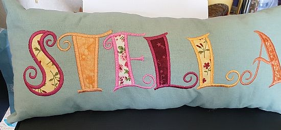 Personalised Applique Cushion