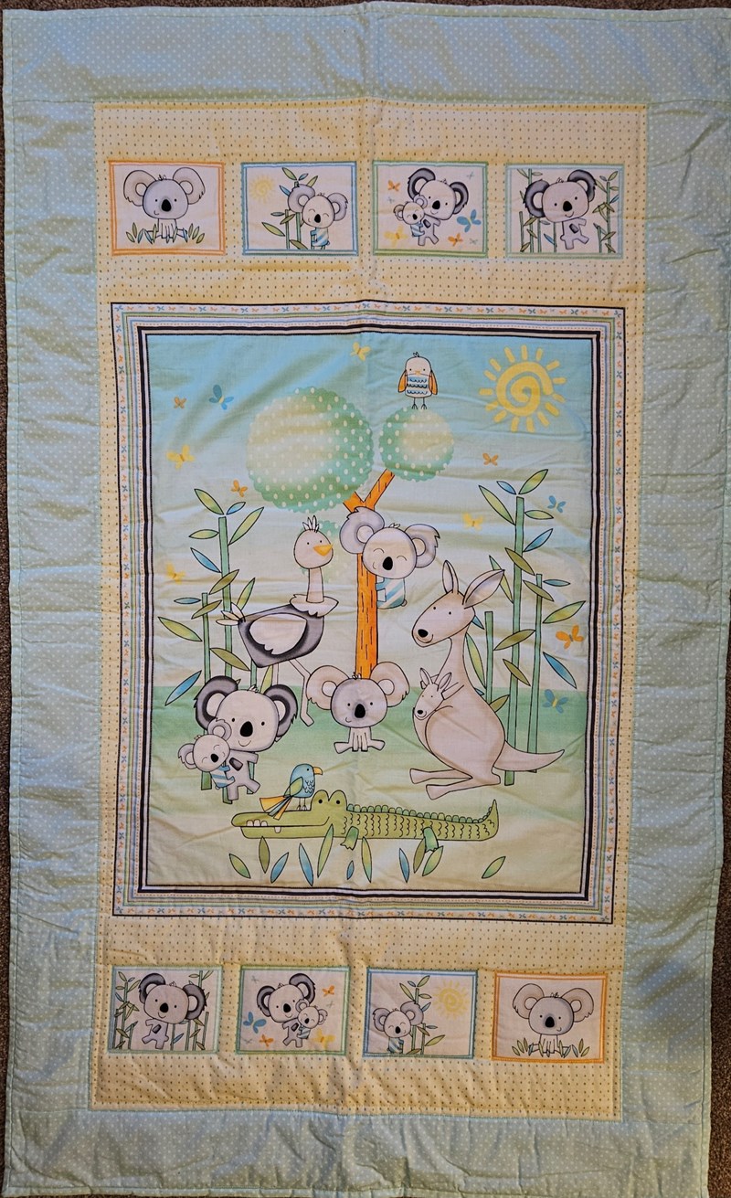 Koala Party Cot Quilt