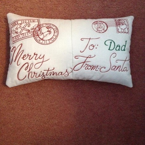 Dad Christmas Cushion