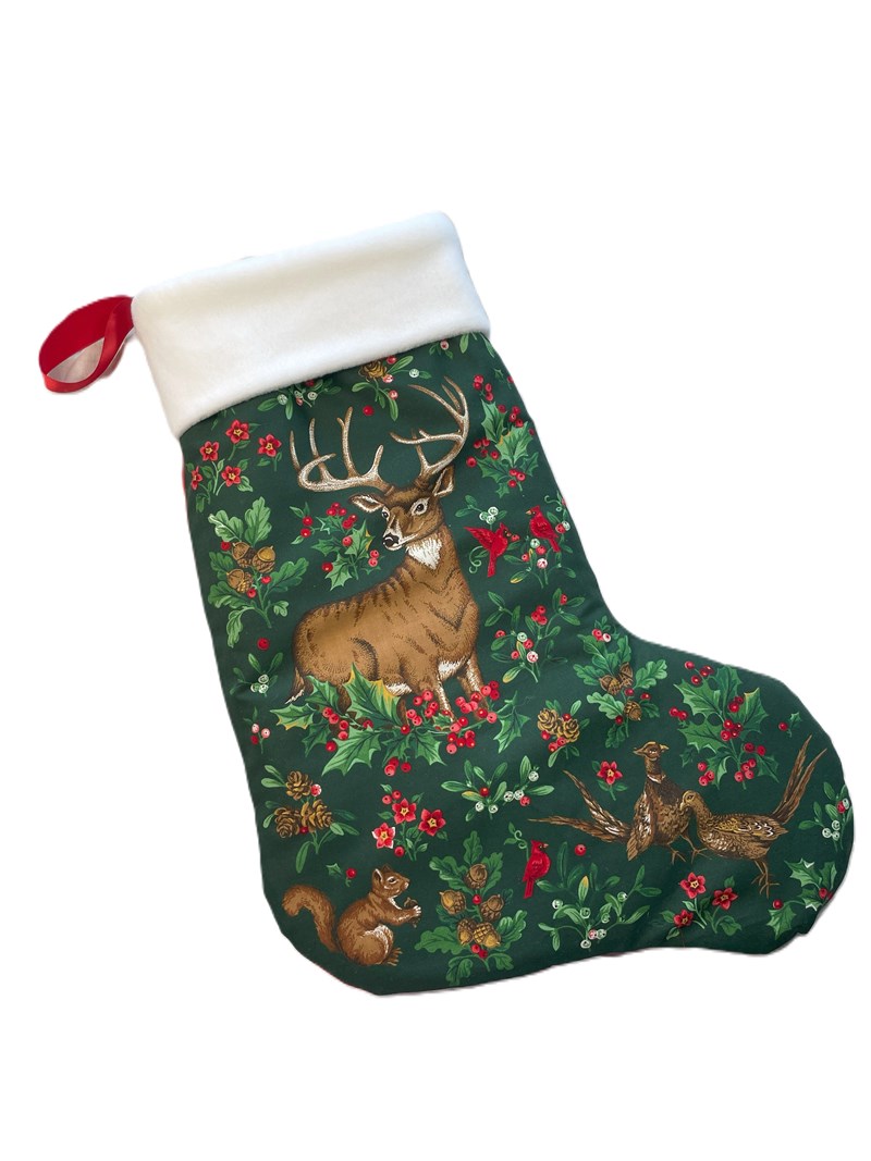 Stag Christmas Stocking