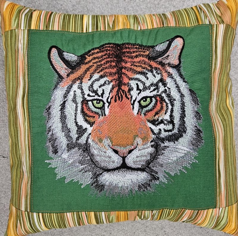 Wild Beauty Tiger Cushion