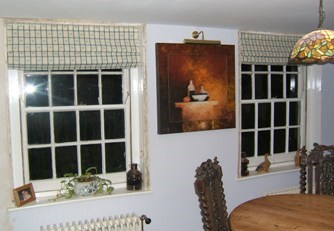 Roman Blinds in the Kitchen