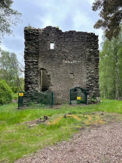 New metal fence and gate (yett) - May 2023