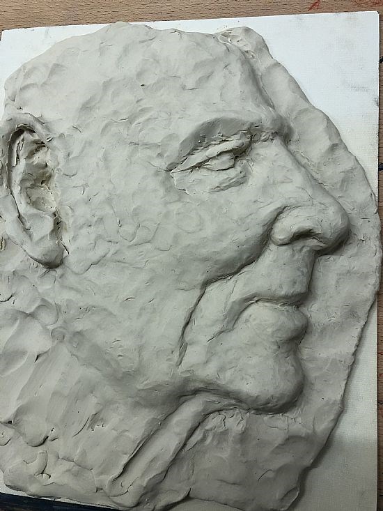 Clay Self Portrait