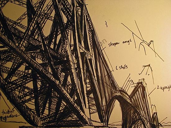 Sketchbook Forth Rail Bridge