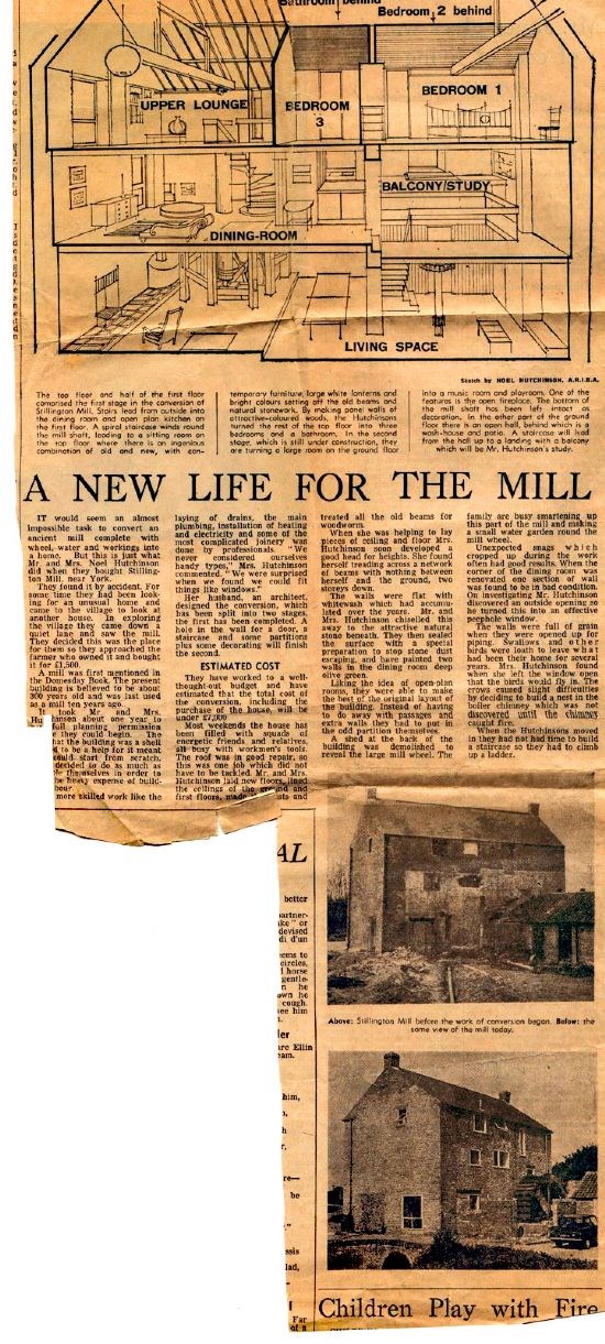 1968 Newspaper Clipping.