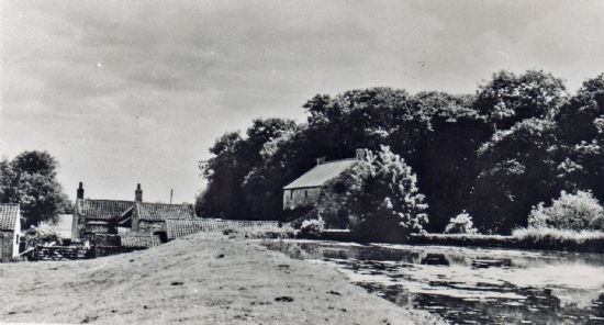 Early 20th century view of the Mill Dam
