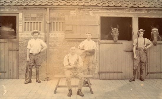 c1920 The stable yard