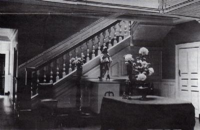 The inner hall and stairway.