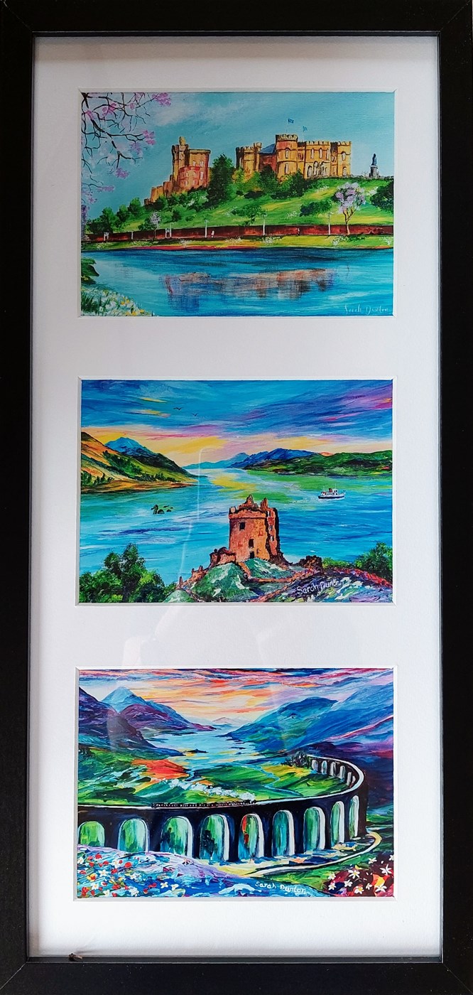 Landmarks Triple Framed Print