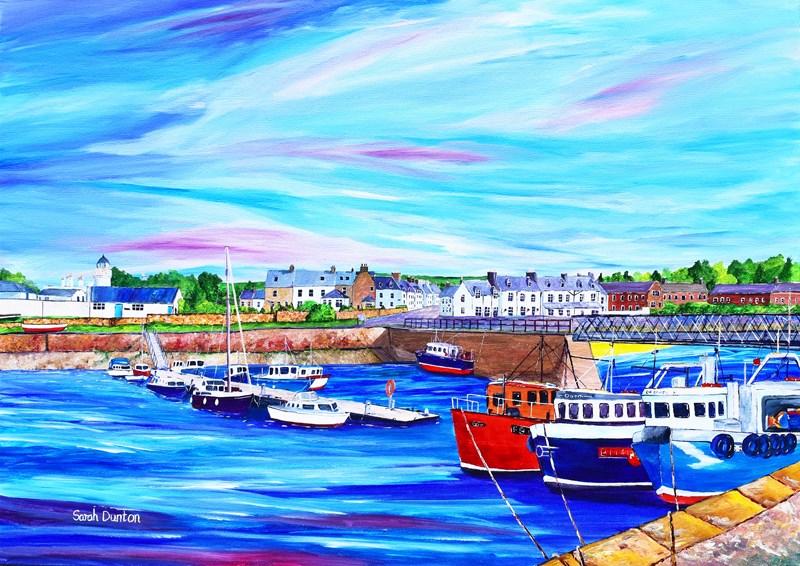 Cromarty Harbour Canvas Giclée Print