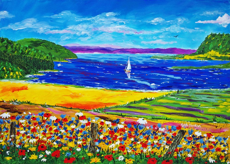 Munlochy Bay Giclée Framed Print