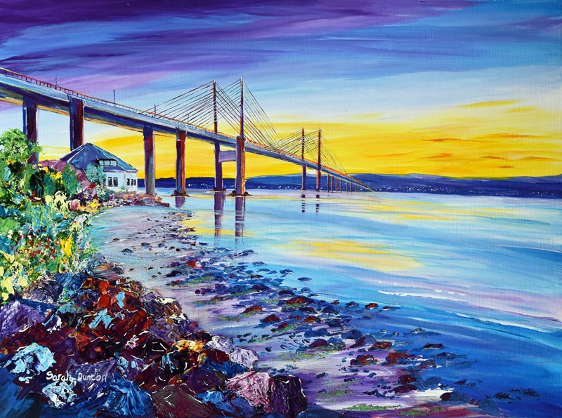 Twilight Crossing (North Kessock Bridge)