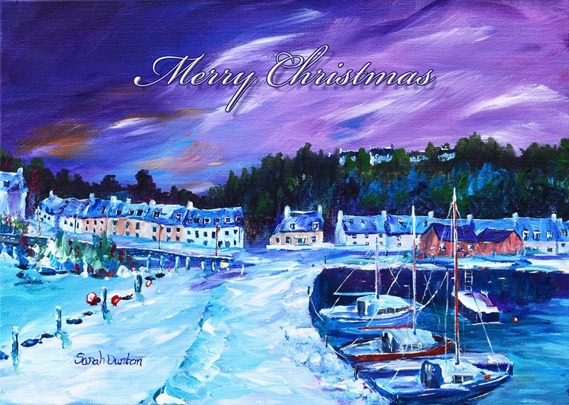 Large Winter's Embrace Card