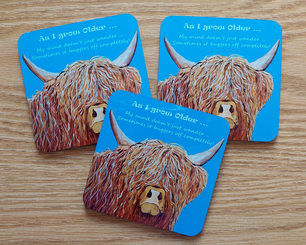 As I Grow Older Large Coaster