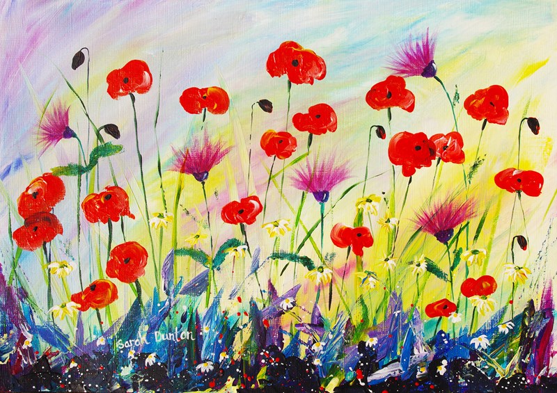 Thistles and Poppies