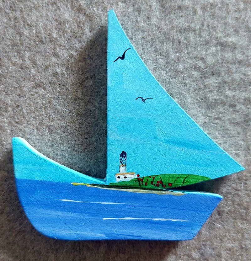 Hand Painted Wooden Magnets