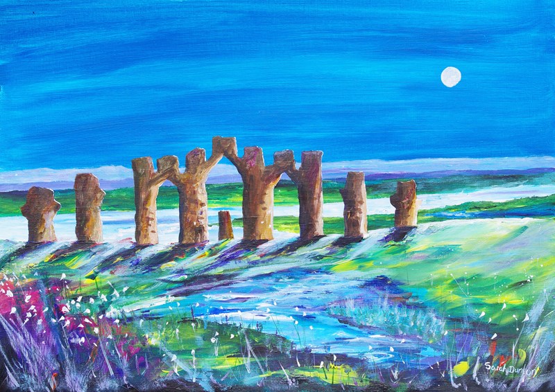 Moonlit Fyrish, near Alness