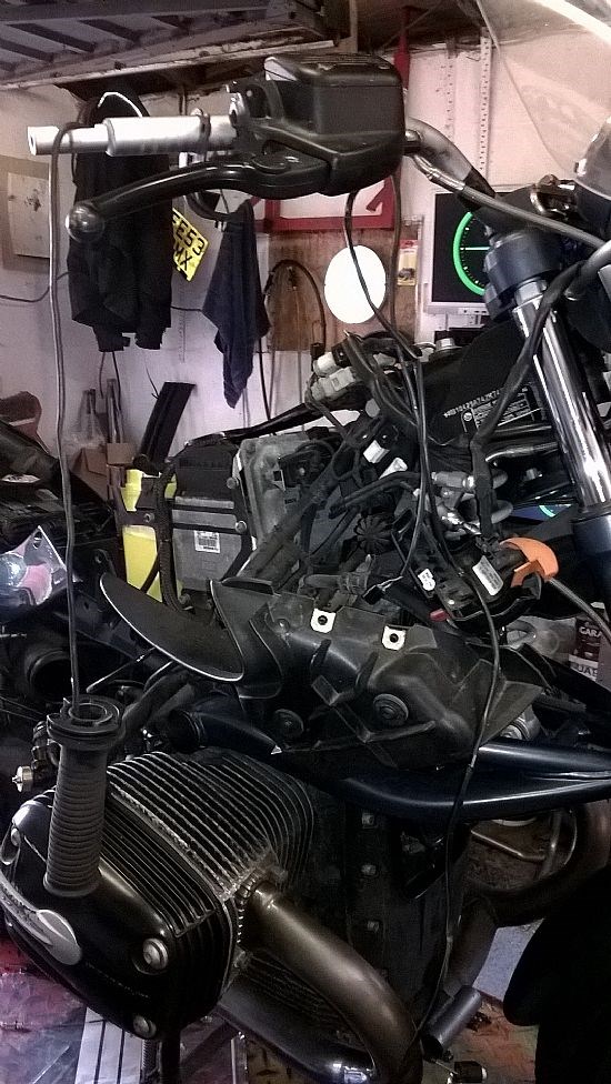 Throttle drum being upgraded