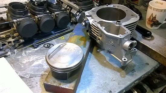 New piston and re-polished barrel