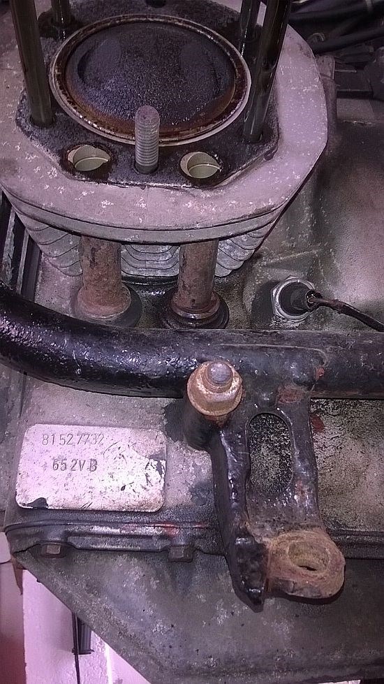 Guess where one of the oil leaks was