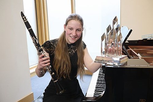 Megan Fisher is the 2023 Highland Young Musician of the Year
