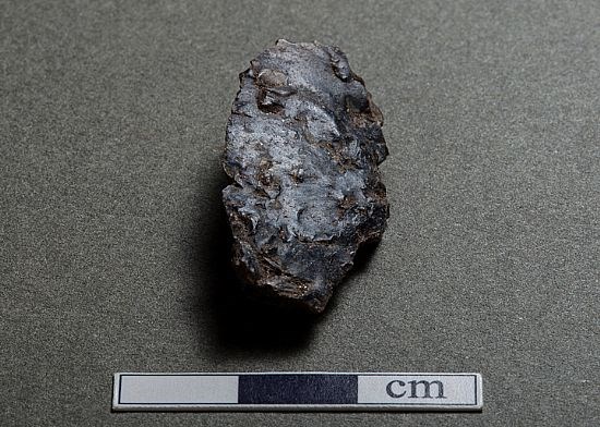 Scraper possibly of Arran pitchstone