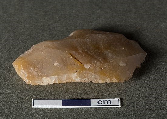 Notched scraper of flint