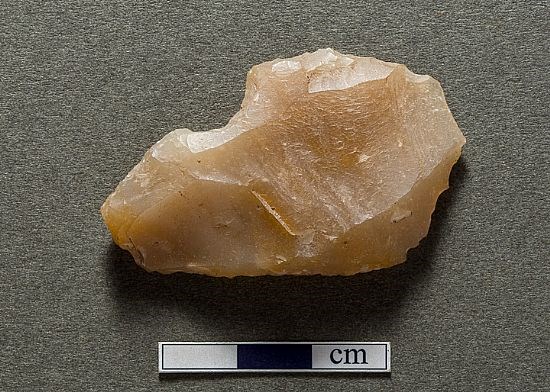 Notched scraper of flint