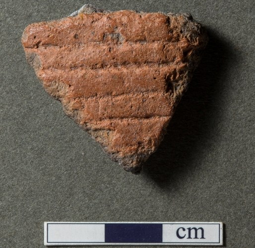 Part of an all over corded Beaker c 2200 BCE