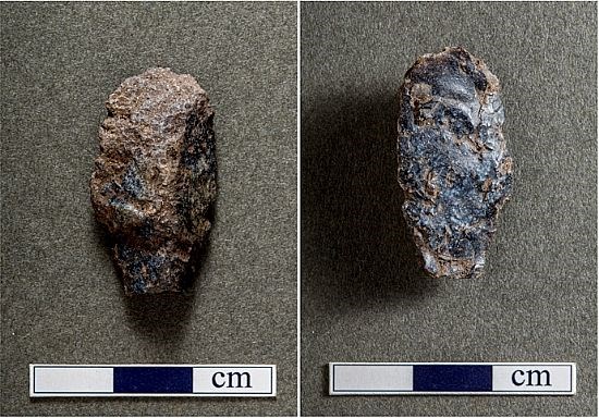 Scraper possibly of Arran pitchstone