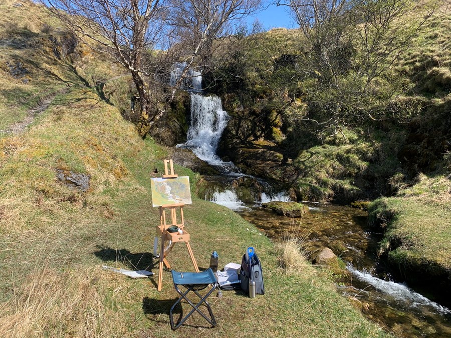 Falls near Ardvreck Castle