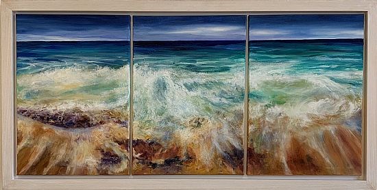 Storm Surge, Shandwick Bay, by Liz Hoey, Prizewiinner