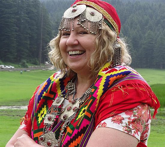 Janet in Traditional Himachal Pradash dress