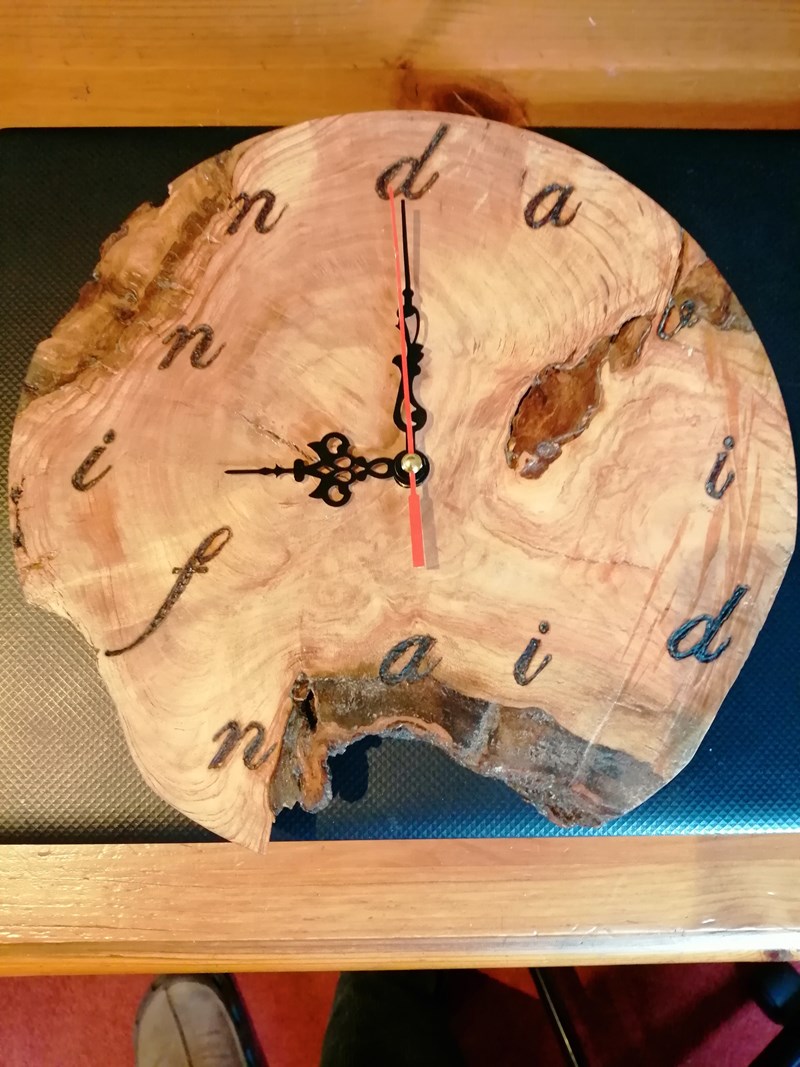 801 Burr Cherry my first clock a very special commission for its pretty obvious 